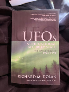 Personalized & Autographed  UFOs and the National Security State Book 2 - The Cover-Up Exposed, 1973-1991